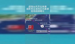 台风苏拉最新爆料视频播放,风力强劲，路径预测及应对措施详解